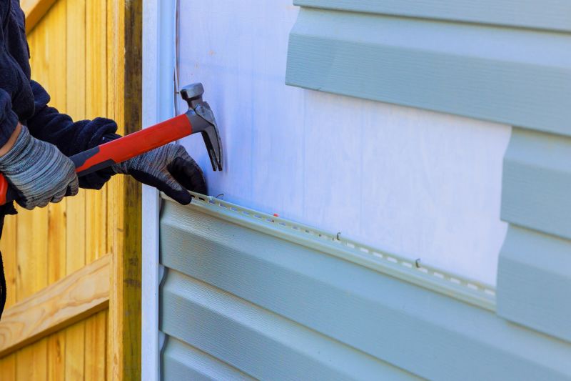 Securing the Siding with Fasteners